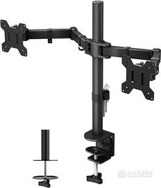 Supporto Doppio Monitor per Schermo da 13'' a 27'