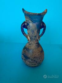 Vaso in vetro  "Scavo" di Murano