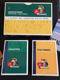 Carte Modiano Parolettere e Scala Verbale