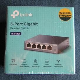 TP-Link TL-SG105 – Switch Gigabit 5 porte – NUOVO