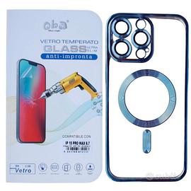 Cover + vetro temperato IPhone 15 Pro Max
