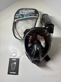 Maschera Sub Cressi Duke Nera S/M Big Eyes