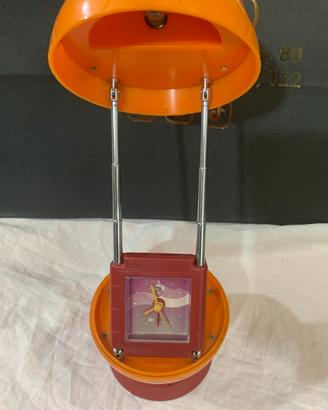 LAMPADA PC AS ROMA con sveglia analogica