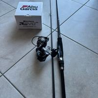 canna spinning Ceana + mulinello abu Garcia 2500