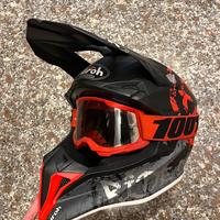 Casco Airoh Wraap Youth smile rosso opaco