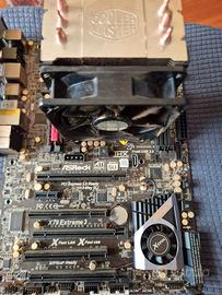 KIT mb.ASROCK  cpu intel i7