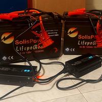 Batterie lifepo4 Solispower 120ah carpfishing