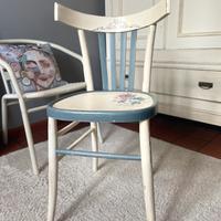 Sedia in legno Shabby Chic