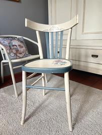 Sedia in legno Shabby Chic