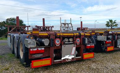 SEMIRIMORCHIO PORTACONTAINER RIBALTABILE ROTOCELLA