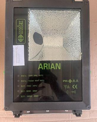 Faro/Proiettore ARIAN IP65 E27 70W da esterno