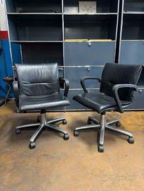 Coppia di poltroncine da ufficio Tecno Qualis