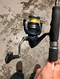 combo spinning bass Trota cavedano torrente