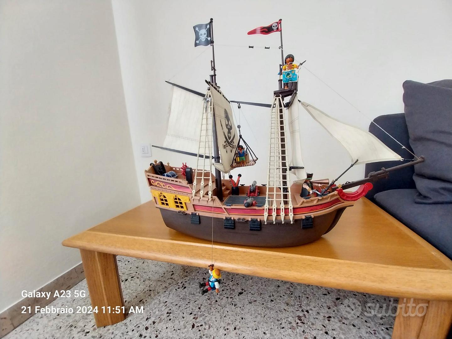 Barco Pirata Galeone Pirati Playmobil 5135 Lego Pirati PLAYMOBIL