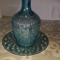 Centro tavola vintage in vetro