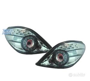 FANALI PEUGEOT 207 CC 06-12 LED FONDO CROMATO