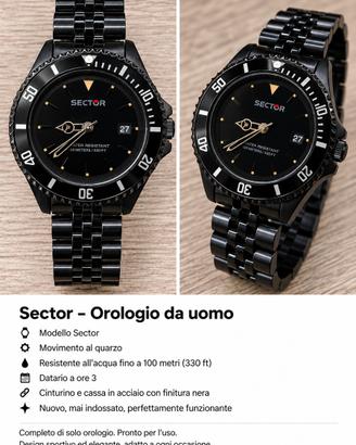 Seiko orologio acciaio