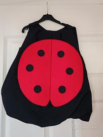 Vestito bimba coccinella tg 2/3 anni