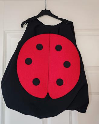 Vestito bimba coccinella tg 2/3 anni