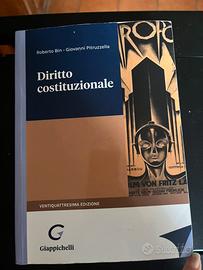 Libro universitario di Diritto costituzionale