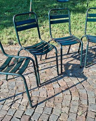 sedie da giardino francesi vintage 