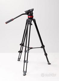 Cavalletto-Treppiede Manfrotto per video