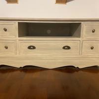 Credenza bassa/mobile porta Tv in stile country