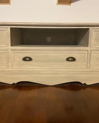 Credenza bassa/mobile porta Tv in stile country