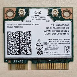 Intel Dual Band Wireless AC 7260