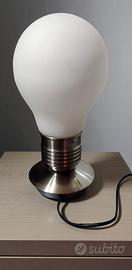 Lampada da tavolo design a forma di lampadina bian