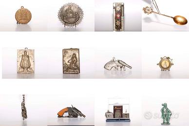 Statuine in piombo da collezione e oggeti vari