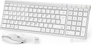 iClever Tastiera e Mouse Wireless portatile 2.4G