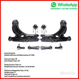 Kit 8 Bracci Anteriori VW Bora 1J Seat Leon 1M