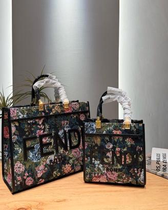 Borsa tote Fendi con stampa floreale