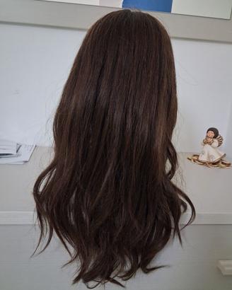 Parrucca capelli lunghi veri
