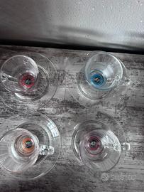 Set 4 tazzine in vetro Lavazza – Originali