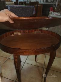 tavolinetto legno laccato 