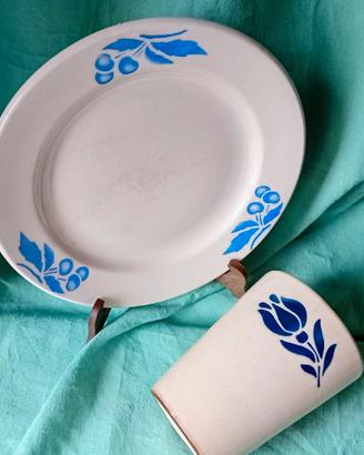 Majolica  Wilhelmsburg  Austria  aerografo  '40