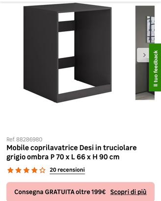 Mobili coprilavatrice Desi - Leroy Merlin