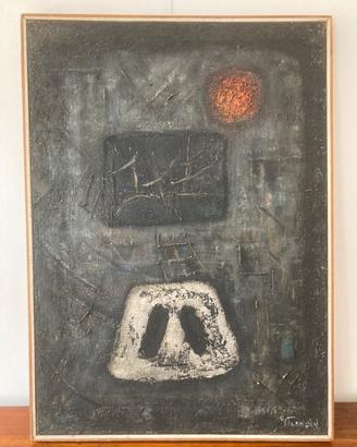 Olio su tela “Enigmi” di  Giorgio Valenzin