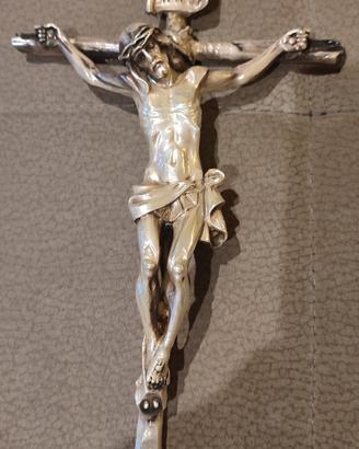 crocifisso placcato argento 
