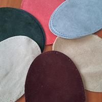 toppe in pelle scamosciata 