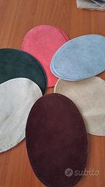 toppe in pelle scamosciata 