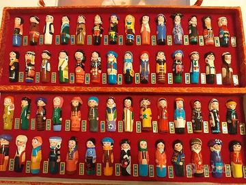 STATUINE GRUPPI ETNICI ORIENTALI