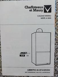 Opuscolo caldaia Chaffoteaux et Maury. Anno 1991