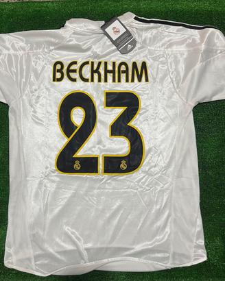 Maglia Real Madrid Beckham #23 Vintage Anni 2000