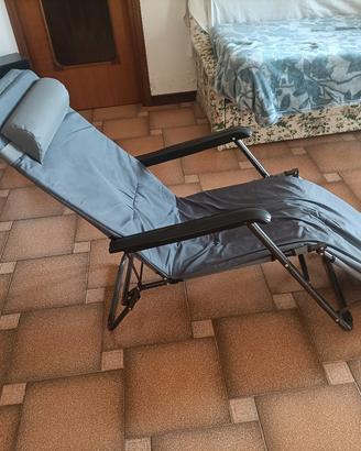 Sedia a Sdraio Pieghevole, Prendisole, brandina