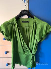 Maglietta Zara verde manica corta