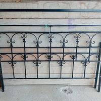 Letto matrimoniale in ferro battuto 