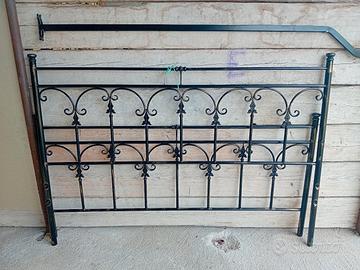 Letto matrimoniale in ferro battuto 